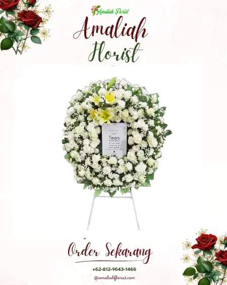 Krans Bunga Duka Cijakan